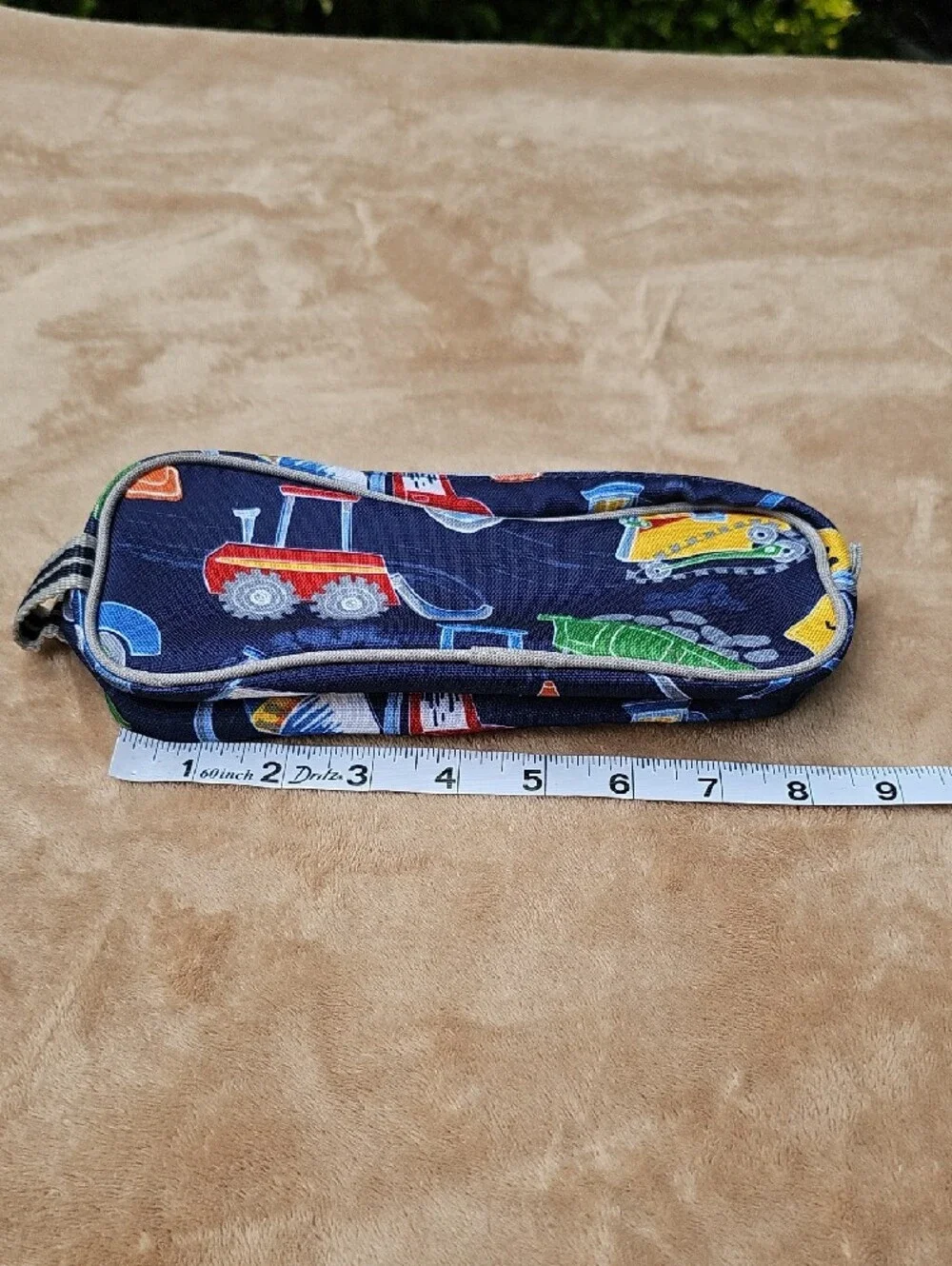 Pottery Barn Kids Navy Construction Print Backpack Set